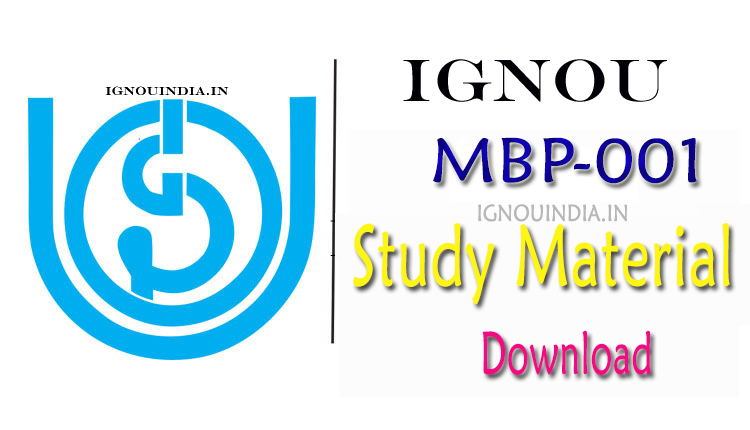 IGNOU MBP-01 Study Material, IGNOU MBP-01 Study Material Download, IGNOU MBP-01 egyankosh, IGNOU MBP-01 ebook, IGNOU PGDBP MBP-01 Study Material