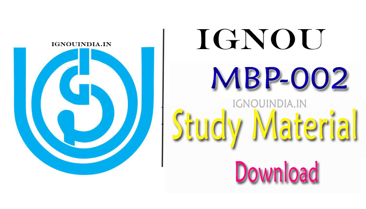 IGNOU MBP-02 Study Material, IGNOU MBP-02 Study Material Download, IGNOU MBP-02 egyankosh, IGNOU MBP-02 ebook, MBP-02 Study Material, IGNOU PGDBP MBP-02 Study Material, IGNOU MBP-02 Study Material & egyankosh