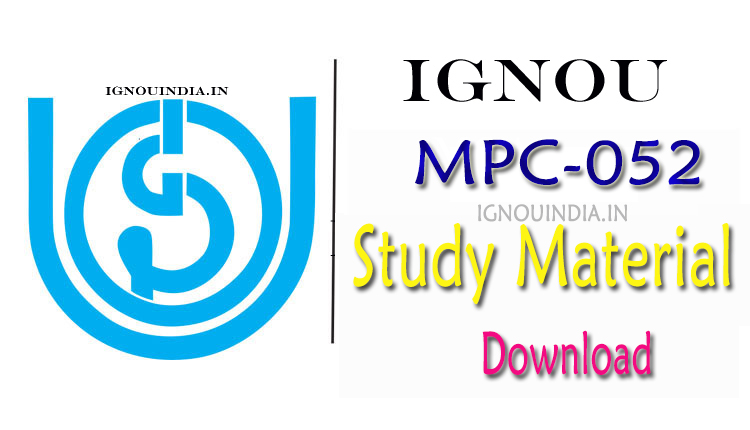 IGNOU MPC-52 Study Material, IGNOU MPC-52 Study Material Download, IGNOU MPC-52 egyankosh, IGNOU MPC-52 ebook, IGNOU PGDMH MPC-52 Study Material