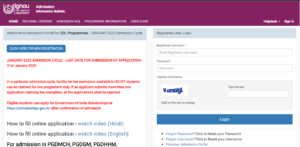 IGNOU Admission Start January 2024 Session Online & ODL Programme